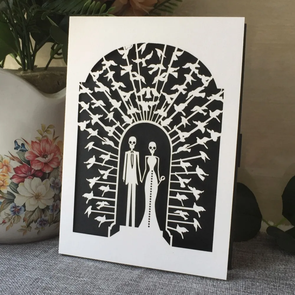 100Pcs/Lot Laser Cut Carved Wedding Decoration Church Shape Wedding Invitation Card White Invitations
100Pcs/Lot Laser Cut Carved Wedding Decoration Church Shape Wedding Invitation Card White Invitations
