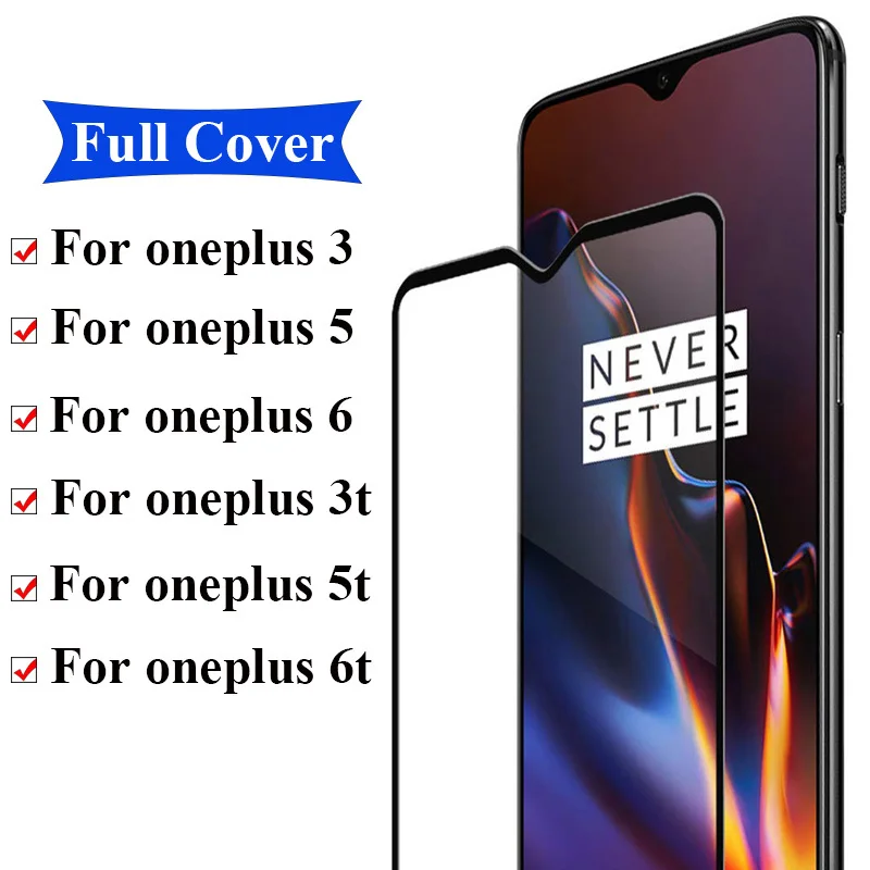 Oneplue 7 защитное стекло закаленное на Oneplus 6T 3 5 6 T T3 T5 T6 Защитная пленка для экрана One