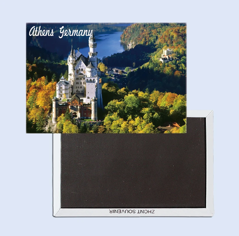 

Neuschwanstein Castle, Bavaria, Germany Magnetic Refrigerator Affixed With Tourist Souvenirs Home Accessories 24824