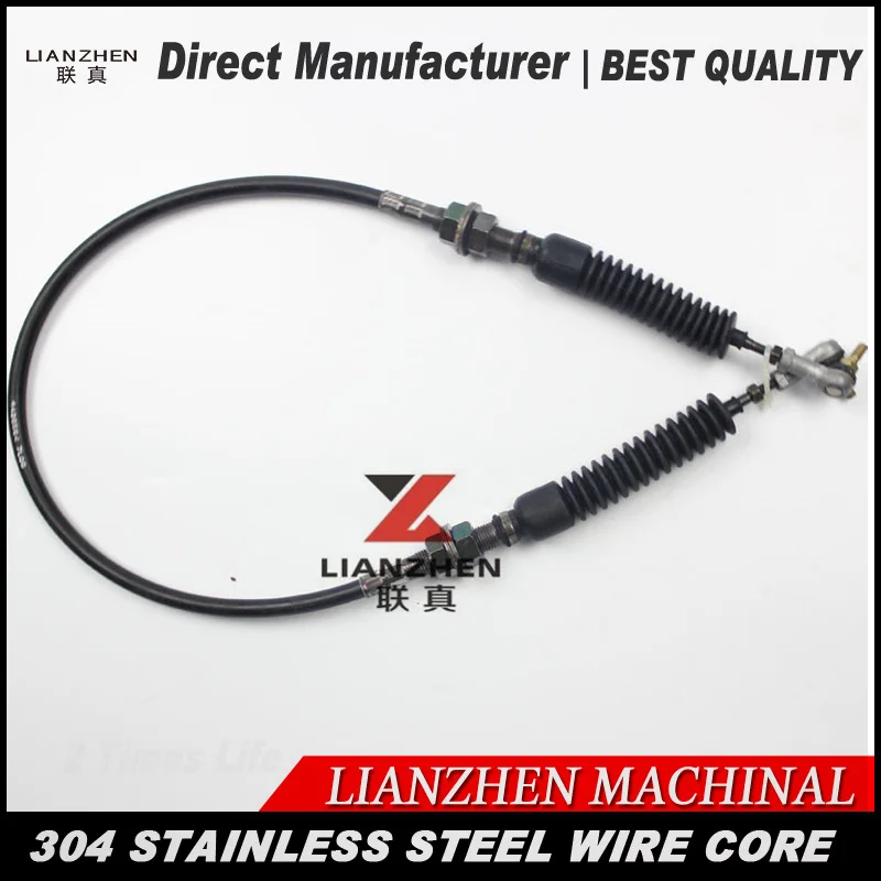 Excavator parts EX throttle control cable for Hitachi direct manufacturer single cable
Excavator parts EX throttle control cable for Hitachi direct manufacturer single cable
