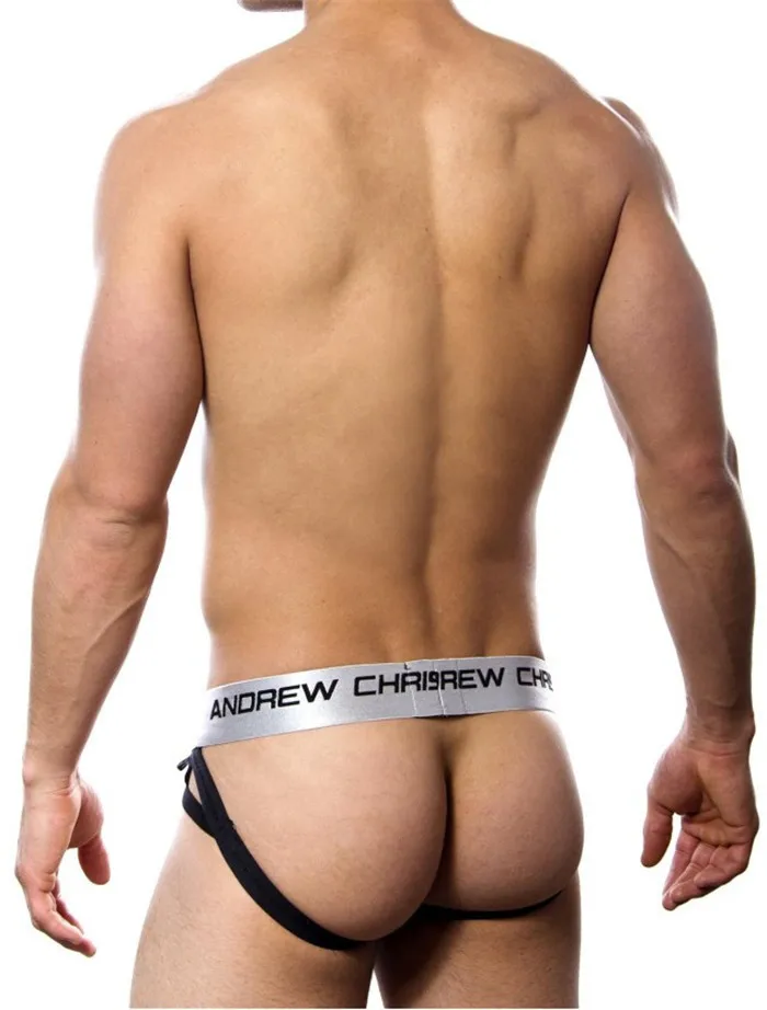 Brand Andrew Christian sexy classic erotic open-crotch men's underwear thong jockstrap free shipping 3-pack assorted | Мужская
