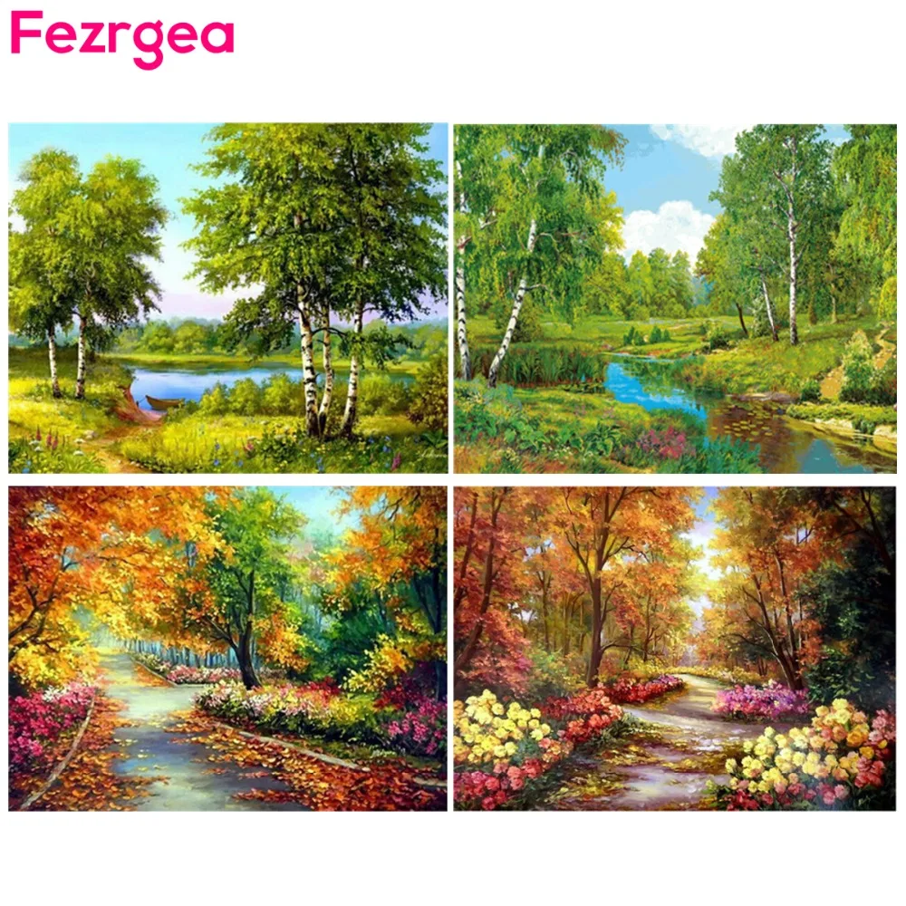 Fezrgea DIY 5D Diamond Painting Tree Needlework Craft Gift Full Square Diamond Mosaic Embroidery Scenery Wall Home Decorations
Fezrgea DIY 5D Diamond Painting Tree Needlework Craft Gift Full Square Diamond Mosaic Embroidery Scenery Wall Home Decorations