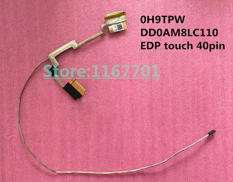 New Original Laptop/notebook LCD/LED/LVDS cable for Dell Vostro 14-5000 5459 V5459 0H9TPW DD0AM8LC110 EDP touch 40pin
New Original Laptop/notebook LCD/LED/LVDS cable for Dell Vostro 14-5000 5459 V5459 0H9TPW DD0AM8LC110 EDP touch 40pin