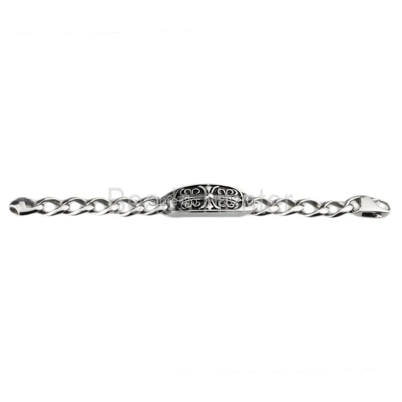 Men Bracelet Women Bracelet Girl Link Bracelet Silver Tone the Cross Tablet Fashion Accessory
Men Bracelet Women Bracelet Girl Link Bracelet Silver Tone the Cross Tablet Fashion Accessory