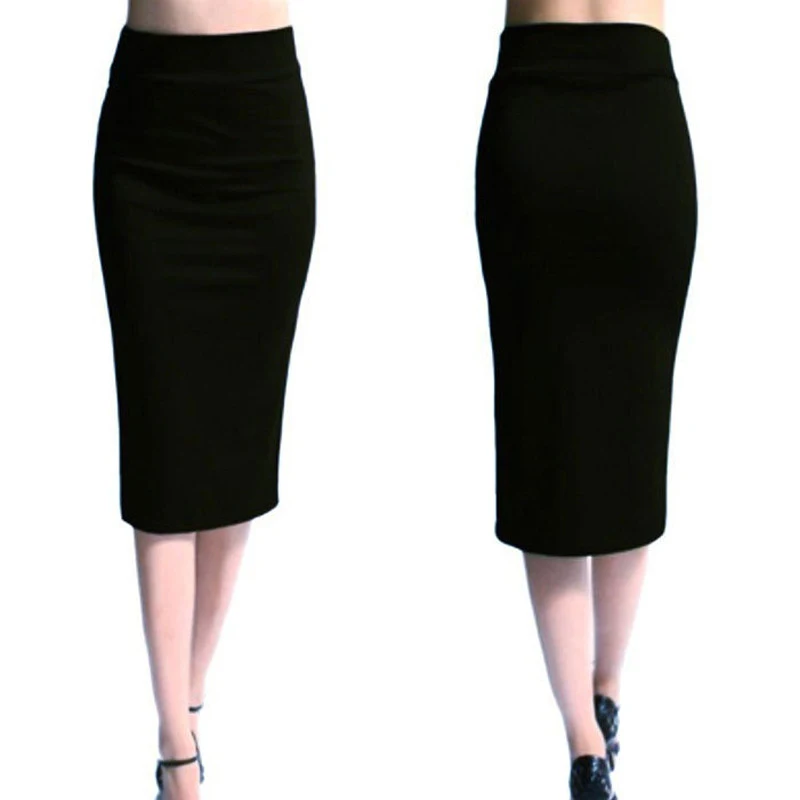 Women Pencil Skirt New Fashion Ladies Office Stretch Bodycon Midi Skirt Female High Waist Mid-Calf Jersey Skirts Puls Size XL
Women Pencil Skirt New Fashion Ladies Office Stretch Bodycon Midi Skirt Female High Waist Mid-Calf Jersey Skirts Puls Size XL