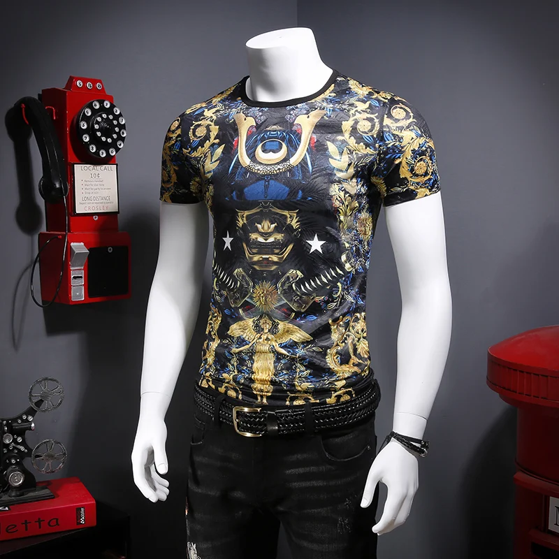 In the summer of 2019 The comfortable tencel ICONS Hollow out breathable Printing short sleeve menT-shirt C8319 - P45
In the summer of 2019 The comfortable tencel ICONS Hollow out breathable Printing short sleeve menT-shirt C8319 - P45