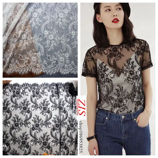 2018 Hot Fashion quality300cm*15cm 3pieces=a lot Eyelash lace for women dress DIY Fabirc two colors
2018 Hot Fashion quality300cm*15cm 3pieces=a lot Eyelash lace for women dress DIY Fabirc two colors