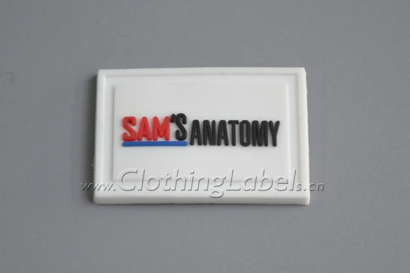 Custom PVC labels, embossed logo, groove line for sew in fabric, low MOQ, high quality
Custom PVC labels, embossed logo, groove line for sew in fabric, low MOQ, high quality