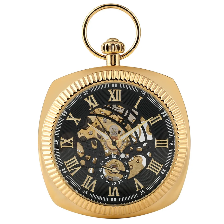 Antique Mechanical Hand-Winding Pocket Watch Luxury Roman Numerals Display Pocket Pendant Clock with Fob Chain New Arrival 2019
Antique Mechanical Hand-Winding Pocket Watch Luxury Roman Numerals Display Pocket Pendant Clock with Fob Chain New Arrival 2019