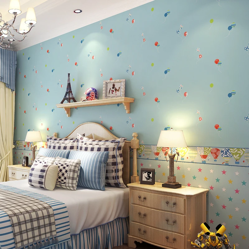 Children's room wallpaper cute cartoon balloon stars warm pink girl boy bedroom health non-woven wallpapers home decor bedroom
Children's room wallpaper cute cartoon balloon stars warm pink girl boy bedroom health non-woven wallpapers home decor bedroom