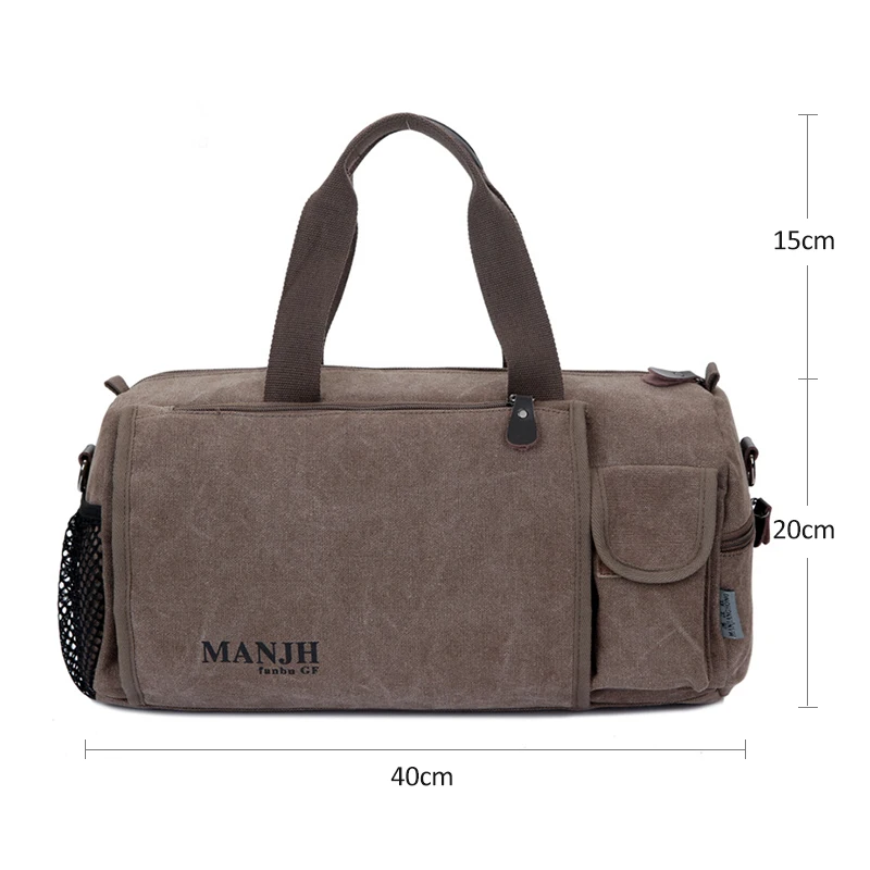 Национальный стиль мужская парусиновая дорожная сумка дизайнерская брендовая