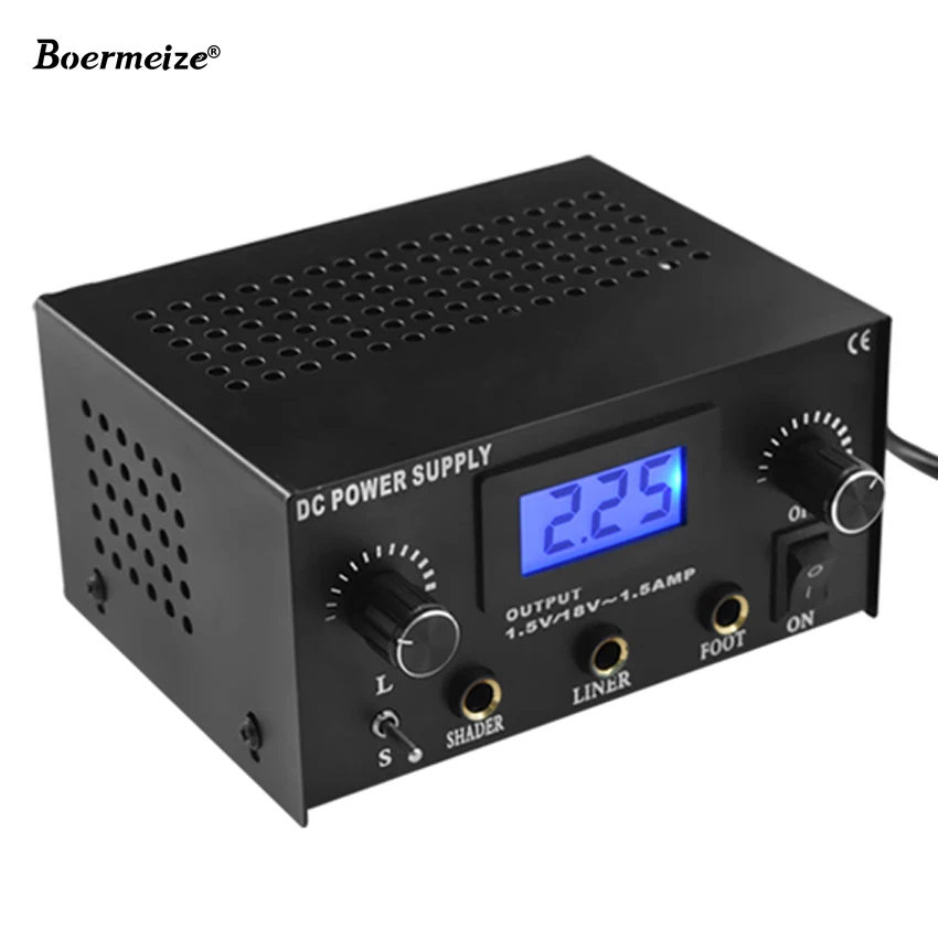 Tattoo Power Supply Tattoo Machine Digital LCD Makeup Dual Power Tattoo Supplies Set
Tattoo Power Supply Tattoo Machine Digital LCD Makeup Dual Power Tattoo Supplies Set