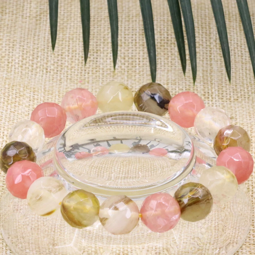 12mm multicolor bracelets watermelon stone crystal faceted round beads strand bangle women fashion jewelry 7.5inche B3166
12mm multicolor bracelets watermelon stone crystal faceted round beads strand bangle women fashion jewelry 7.5inche B3166