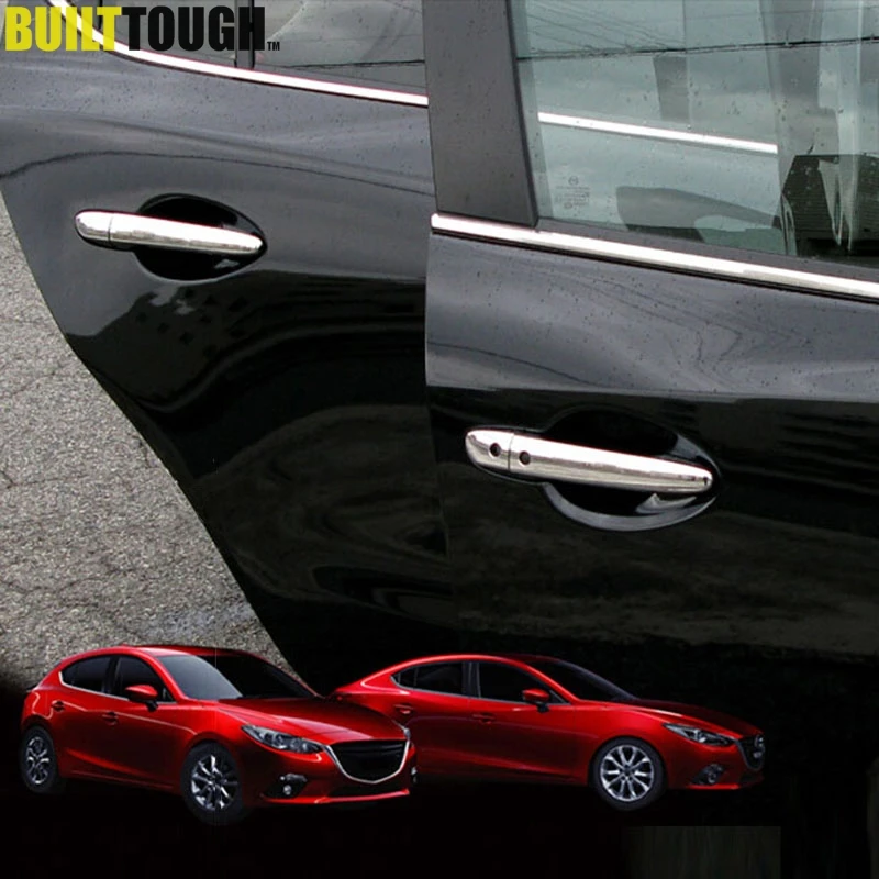 For Mazda 3 Axela 2014 2015 2016 2017 Chrome Side Door Handle Cover Trim Catch Cap Overlay Molding Garnish Protector 8pcs
For Mazda 3 Axela 2014 2015 2016 2017 Chrome Side Door Handle Cover Trim Catch Cap Overlay Molding Garnish Protector 8pcs