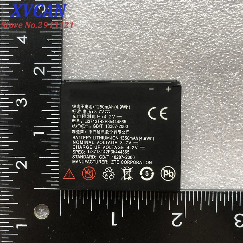 Новый оригинальный перезаряжаемый аккумулятор Li3713T42P3h444865 1350 мАч для смартфона ZTE V880 U880 N880 N880S V880
Новый оригинальный перезаряжаемый аккумулятор Li3713T42P3h444865 1350 мАч для смартфона ZTE V880 U880 N880 N880S V880