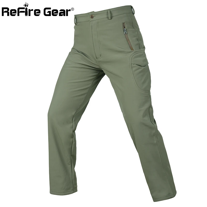 ReFire Gear Camouflage Military Tactical Pants Men Waterproof Army Cargo Pants Winter Windproof Softshell Warm Fleece Trousers
ReFire Gear Camouflage Military Tactical Pants Men Waterproof Army Cargo Pants Winter Windproof Softshell Warm Fleece Trousers