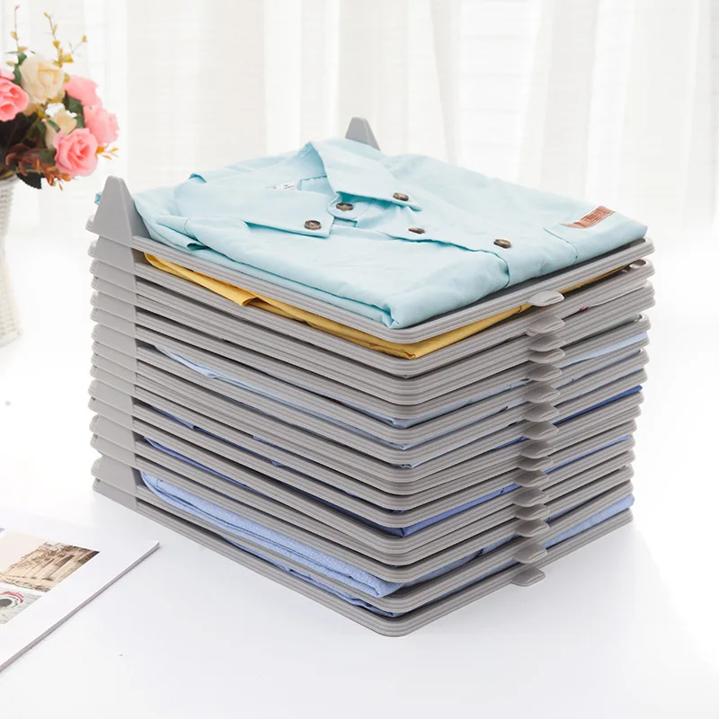 Creative Clothes Folding Board T-shirt Wardrobe Storage Cabinet Drawers Can Be Stacked Stacking Cloth Storage Tools 10Pc / Set
Creative Clothes Folding Board T-shirt Wardrobe Storage Cabinet Drawers Can Be Stacked Stacking Cloth Storage Tools 10Pc / Set
