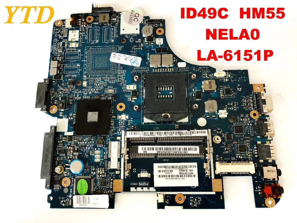 Original for ACER ID49C laptop motherboard ID49C HM55 NELA0 LA-6151P tested good free shipping
Original for ACER ID49C laptop motherboard ID49C HM55 NELA0 LA-6151P tested good free shipping
