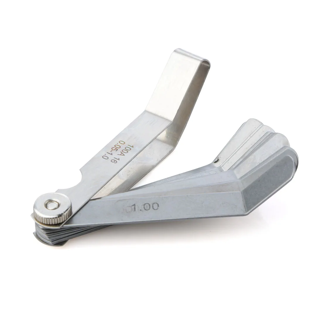 Adjustment Tools Feeler Gauge Type Thickness Curved Stainless Steel Gap Metric Filler P20 0.05 to 1mm
Adjustment Tools Feeler Gauge Type Thickness Curved Stainless Steel Gap Metric Filler P20 0.05 to 1mm