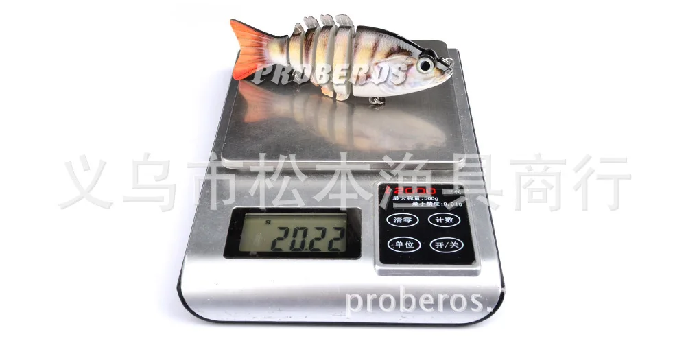 6 Segments Fishing Lure Wobbler Jointed Hard Bait Sinking Swimbait 100mm/15.6g 6# Hook Artificial Carp Bass Jerkbait For Sea
6 Segments Fishing Lure Wobbler Jointed Hard Bait Sinking Swimbait 100mm/15.6g 6# Hook Artificial Carp Bass Jerkbait For Sea