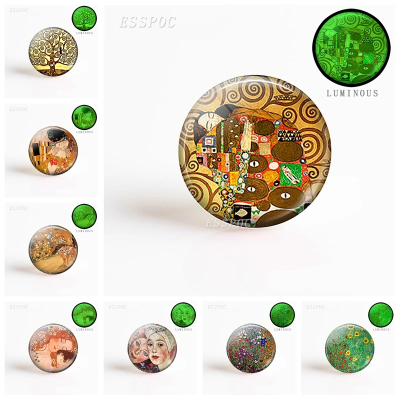 5pcs/set 25mm Luminous Glass Cabochon Gustav Klimt Art Pendant Making Photo Embossed Gemstone Inlay Supplies Glowing Jewelry
5pcs/set 25mm Luminous Glass Cabochon Gustav Klimt Art Pendant Making Photo Embossed Gemstone Inlay Supplies Glowing Jewelry