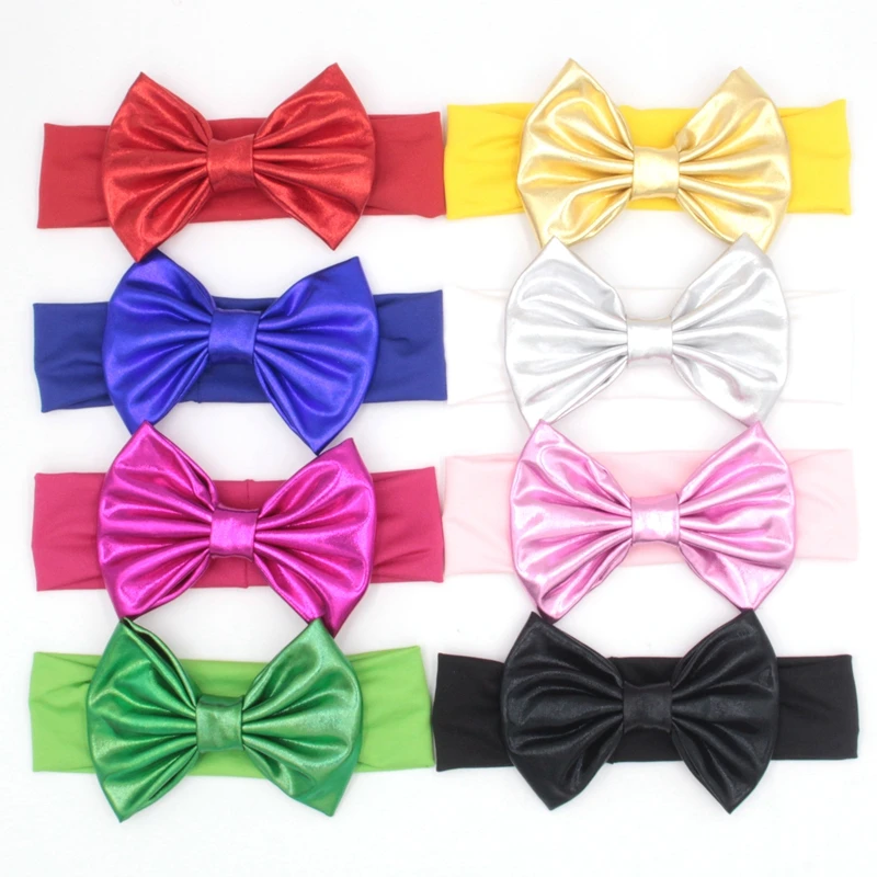2Pcs/lot 5'' Metail Bow Elastic Headband For Girls Headwrap Hair Band Girls DIY Hair Accessories Headwear
2Pcs/lot 5'' Metail Bow Elastic Headband For Girls Headwrap Hair Band Girls DIY Hair Accessories Headwear