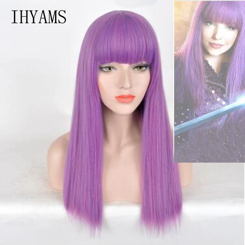 Descendants 2 Mal Bertha Maleficent Long Live Evil Straight Purple kids adult Cosplay Wig + Free Wig Cap
Descendants 2 Mal Bertha Maleficent Long Live Evil Straight Purple kids adult Cosplay Wig + Free Wig Cap