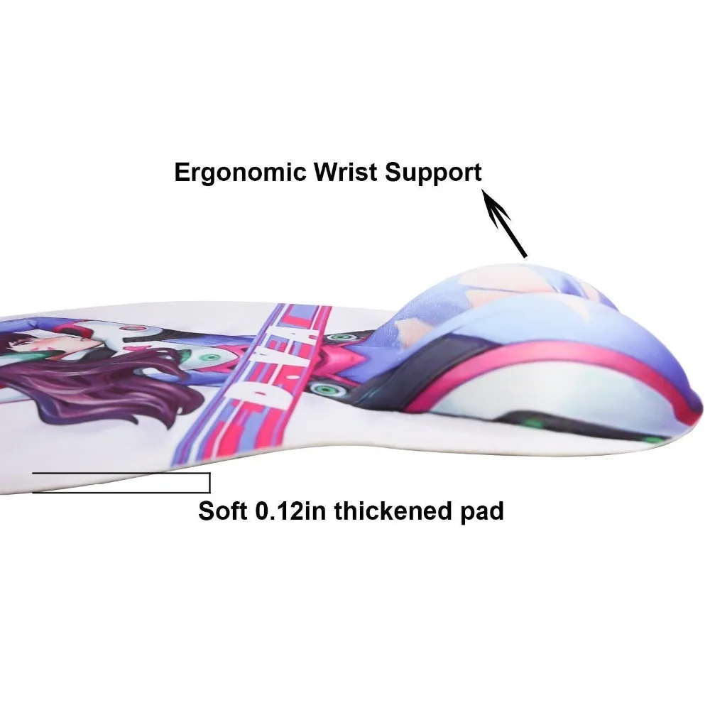 Anime 3D Mouse Pad Overwatch D.VA Sexy Butt Soft Silicon Gel Mouse pad Gaming Mouse Mat - Ergonomic Mousepad with Wrist Support
Anime 3D Mouse Pad Overwatch D.VA Sexy Butt Soft Silicon Gel Mouse pad Gaming Mouse Mat - Ergonomic Mousepad with Wrist Support