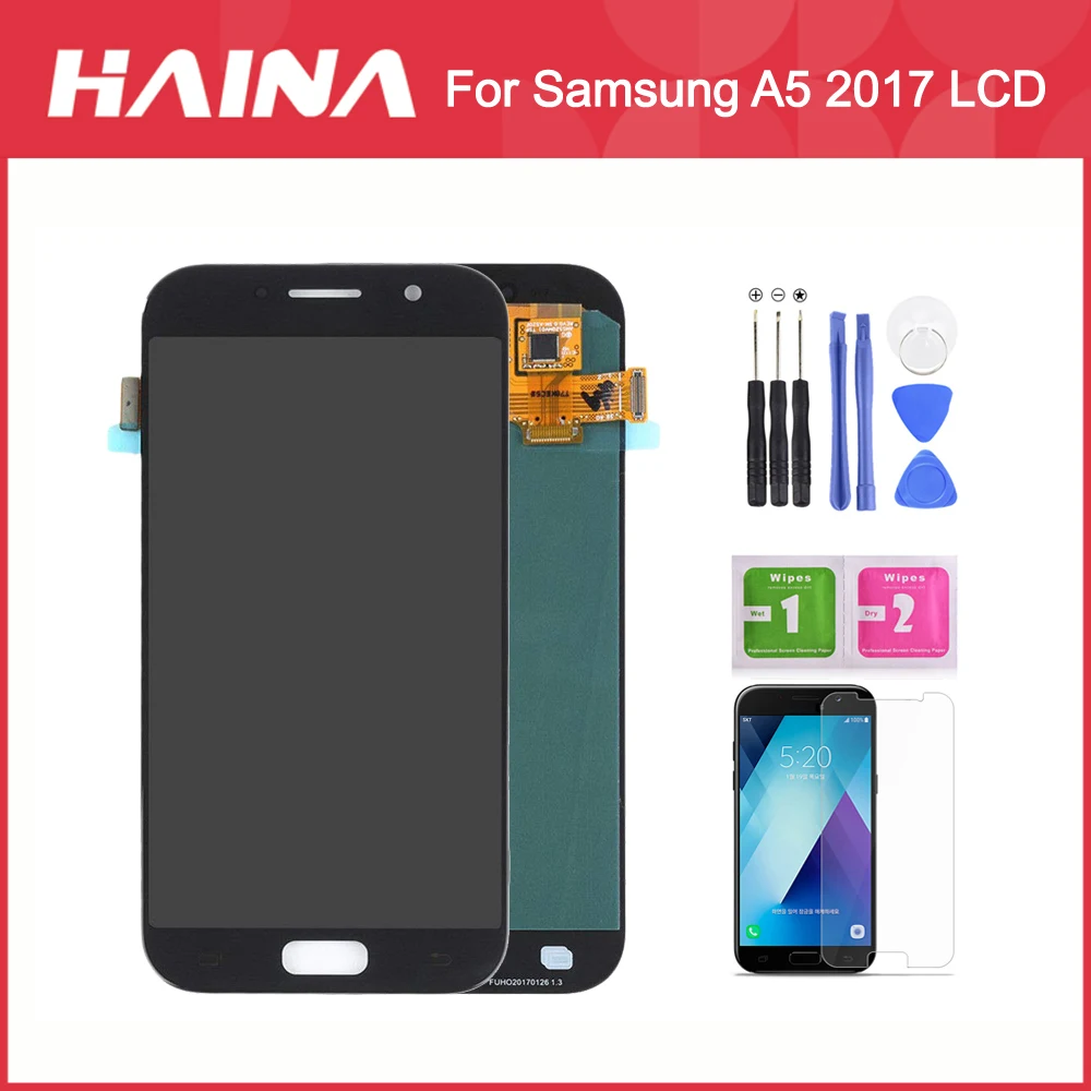 Ультратонкий ЖК дисплей A520F для Samsung Galaxy A5 2017 SM экран сенсорный дигитайзер