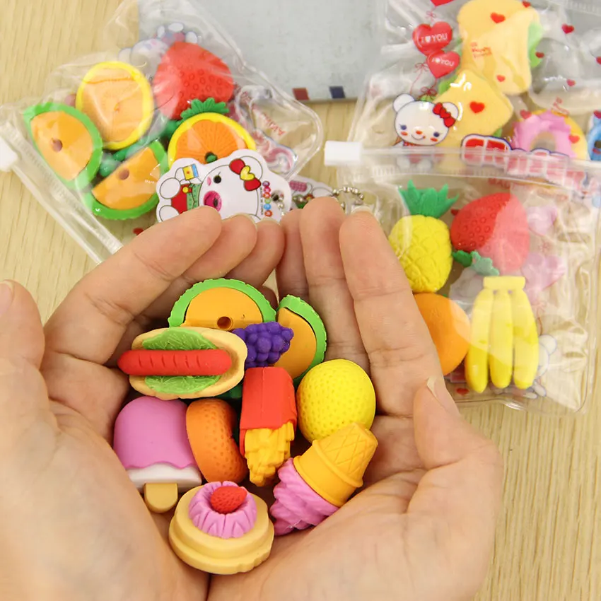 1 Pack Cute Fruit Cuisine Shape Rubber Eraser Student Learning Stationery for Child Creative Gift
1 Pack Cute Fruit Cuisine Shape Rubber Eraser Student Learning Stationery for Child Creative Gift