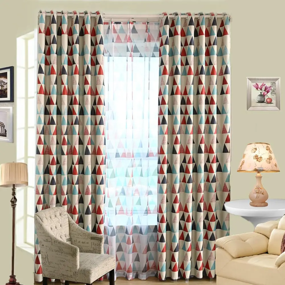 Geometric Triangle Blackout Window Curtain Washable Drape Living Room Bathroom Decor
Geometric Triangle Blackout Window Curtain Washable Drape Living Room Bathroom Decor