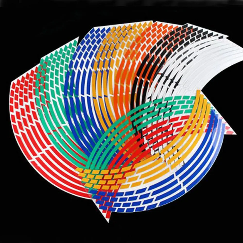 16 Strips Motorcycle Accessories 5 Colors 17 or 18 inch Car Stickers Wheel Rim Breakpoint Sticker Reflective Tape for KAWASAKI
16 Strips Motorcycle Accessories 5 Colors 17 or 18 inch Car Stickers Wheel Rim Breakpoint Sticker Reflective Tape for KAWASAKI