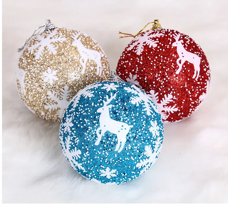 Новогодние товары елка украшения пены окрашенной снежинки снег мяч SDQ 36|ball ball|ball