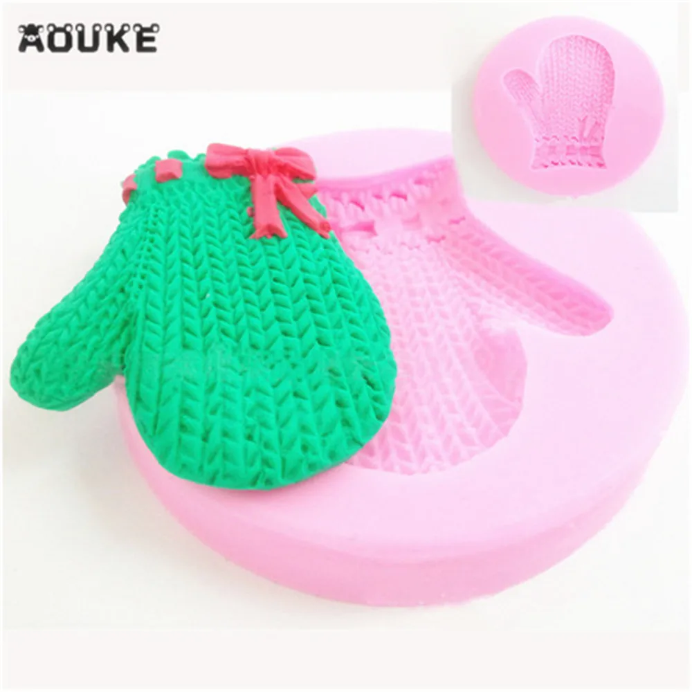 Winter Knitted Shape Gloves DIY Cake Decoration Embossed Tools Chocolate Mold Fondant Silicone Mould Biscuits Ice Cube Molds
Winter Knitted Shape Gloves DIY Cake Decoration Embossed Tools Chocolate Mold Fondant Silicone Mould Biscuits Ice Cube Molds