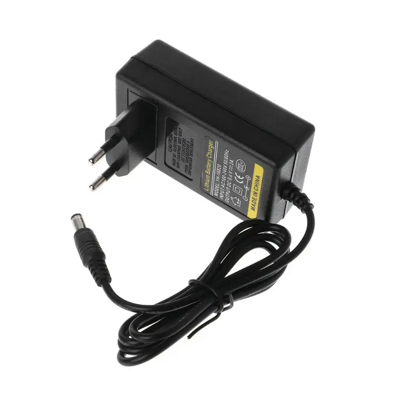 Battery Charger 8.4V DC 2A Intelligent Lithium Li-on Power Adapter EU US Plug Transformer Full Stop Automatically
Battery Charger 8.4V DC 2A Intelligent Lithium Li-on Power Adapter EU US Plug Transformer Full Stop Automatically