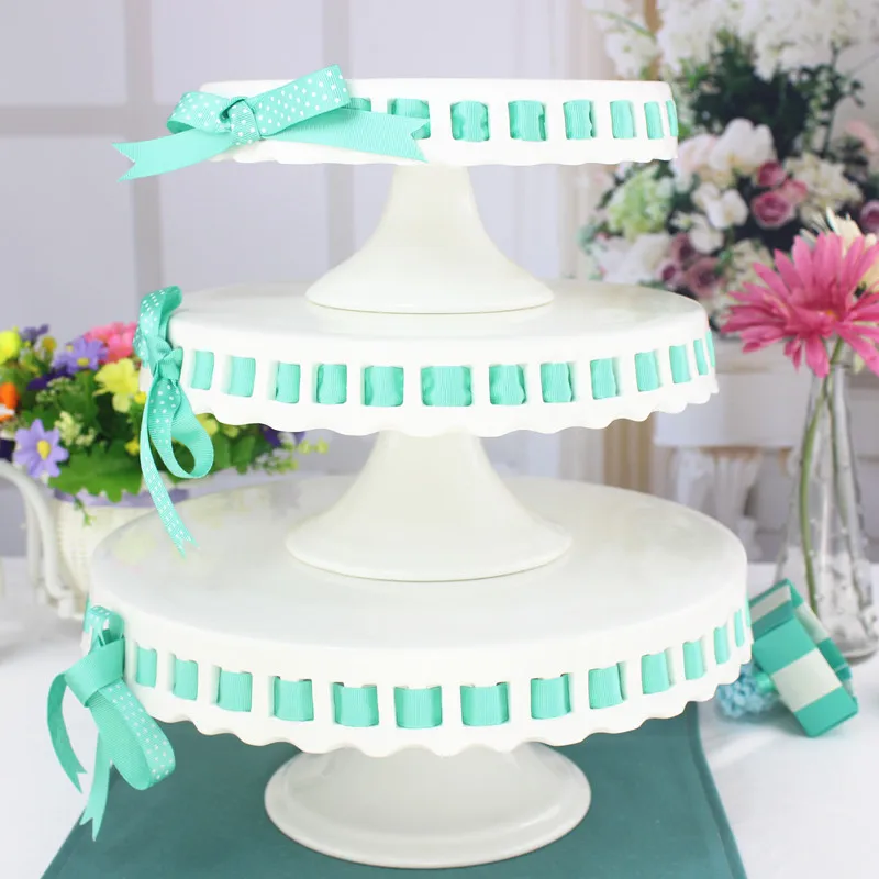 8/10/12 inch ceramic tableware cake pallet party cake stand dessert fruit plate wedding baby birthday ribbon Pastry Stand
8/10/12 inch ceramic tableware cake pallet party cake stand dessert fruit plate wedding baby birthday ribbon Pastry Stand