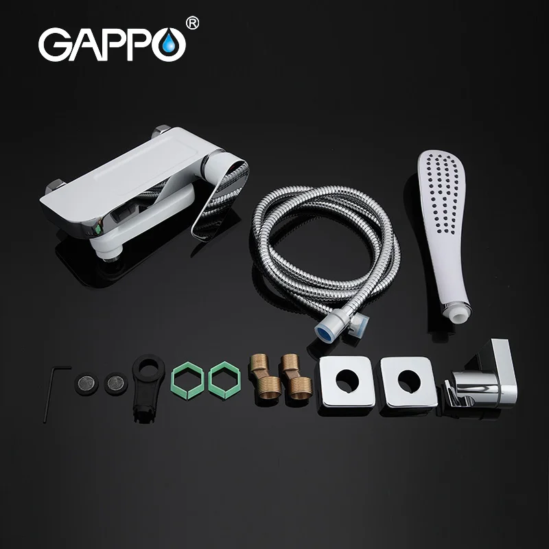 

GAPPO Sanitary Ware Suite waterfall Faucets shower faucet set Brass bathtub shower mixer faucet set bath shower taps