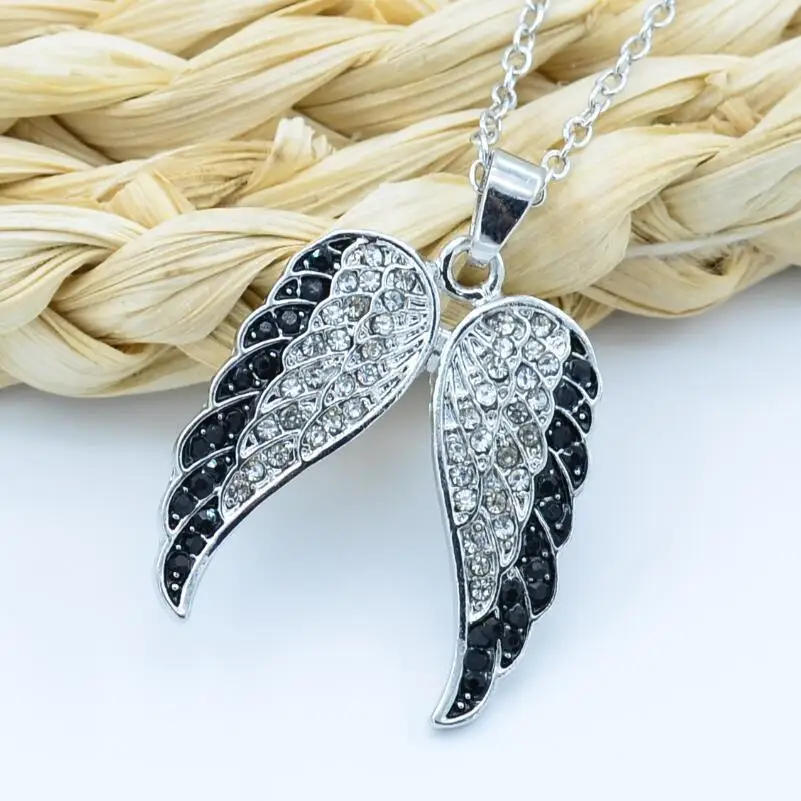 Wing Necklace Women Rhinestone Pendant Necklace Sweater Chain 2021 Ketting Femme Collar Mujer Zincir Kolye Collares Moda 2018
Wing Necklace Women Rhinestone Pendant Necklace Sweater Chain 2021 Ketting Femme Collar Mujer Zincir Kolye Collares Moda 2018