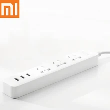 Оригинальный Xiaomi Смарт адаптации 3 USB 2.1A Мощность полосы с