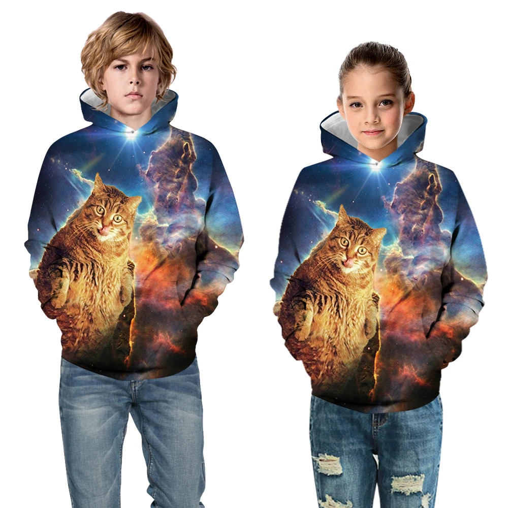 Children Hooded Long Sleeve 3D Digital Print Moutains and Cat Pullover Hoodies Casual Fashion Boys and Girls 3D Hoodies
Children Hooded Long Sleeve 3D Digital Print Moutains and Cat Pullover Hoodies Casual Fashion Boys and Girls 3D Hoodies
