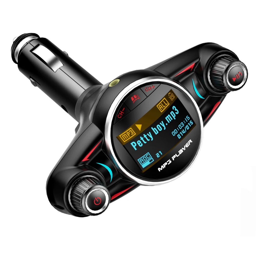 ACCNIC Stylish FM Modulator HandsFree Wireless Bluetooth Car Kit TF USB Music Receiver Adatper FM Transmitter MP3 Music Player
ACCNIC Stylish FM Modulator HandsFree Wireless Bluetooth Car Kit TF USB Music Receiver Adatper FM Transmitter MP3 Music Player