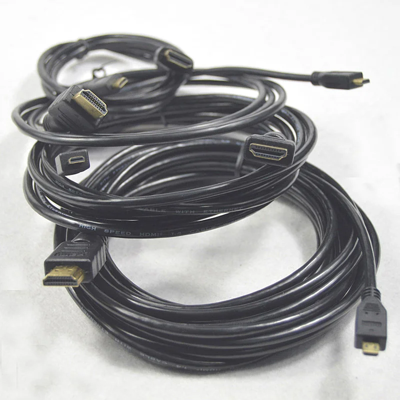 Effelon 1 м/3 м/5 м мужчинами Micro HDMI кабель M/M конвертер шнур для GoPro Hero 4/плюс |