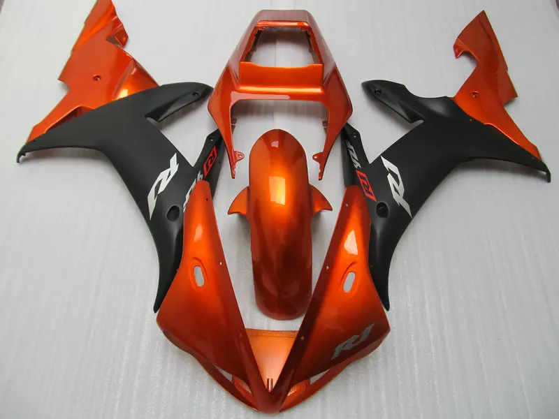 Мотоцикл обтекатель комплект для YAMAHA YZFR1 02 03 YZF R1 2002 2003 YZF1000 yzfr1 ABS оранжевые черные