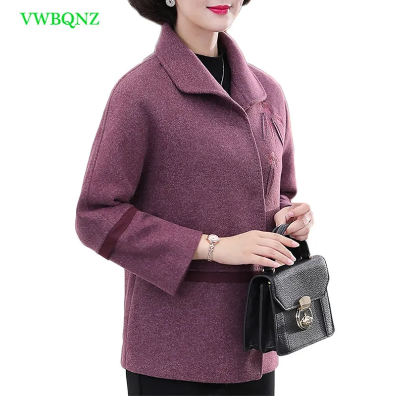 Autumn Winter Woolen Jacket 2018 Fashion New Middle-aged women Plus size Outerwear Loose Female Leisure Woolen coat XL-5XL A894
Autumn Winter Woolen Jacket 2018 Fashion New Middle-aged women Plus size Outerwear Loose Female Leisure Woolen coat XL-5XL A894