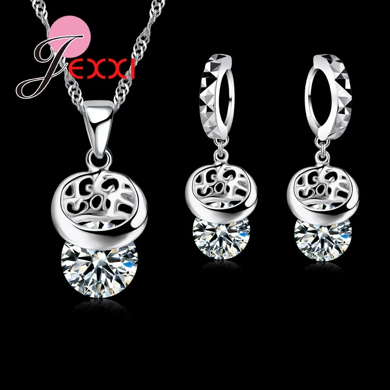 Free Shipping Romantic Overlap CZ Jewelry Set 925 Sterling Silver Necklace+Earrings Sets For Wedding Anniversary Gifts
Free Shipping Romantic Overlap CZ Jewelry Set 925 Sterling Silver Necklace+Earrings Sets For Wedding Anniversary Gifts