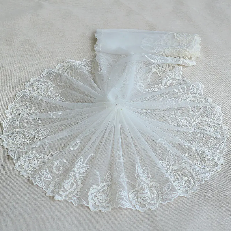 2Yards Exquisite Embroidered Flower Lace Trim High Quality Lace Fabric DIY Craft&Sewing Dress Clothing Accessories
2Yards Exquisite Embroidered Flower Lace Trim High Quality Lace Fabric DIY Craft&Sewing Dress Clothing Accessories