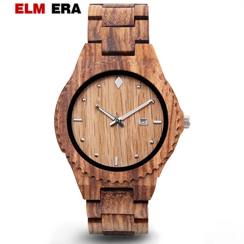 ELMERA Montre Homme 2018 Male Wooden Watches Full Wooden Men's Wristwatches Quartz Sport Men's Watch Wood Watch
ELMERA Montre Homme 2018 Male Wooden Watches Full Wooden Men's Wristwatches Quartz Sport Men's Watch Wood Watch