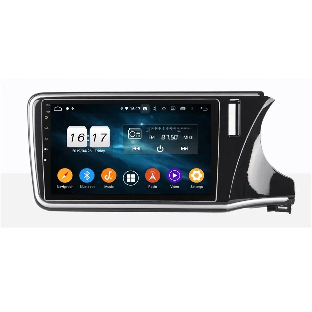 DSP PX6 6-Core 2 din 10.1" Android 10.0 Car DVD Player for Honda CITY 2015-2018 Stereo Radio GPS Bluetooth 5.0 WIFI Easy Connect
DSP PX6 6-Core 2 din 10.1" Android 10.0 Car DVD Player for Honda CITY 2015-2018 Stereo Radio GPS Bluetooth 5.0 WIFI Easy Connect