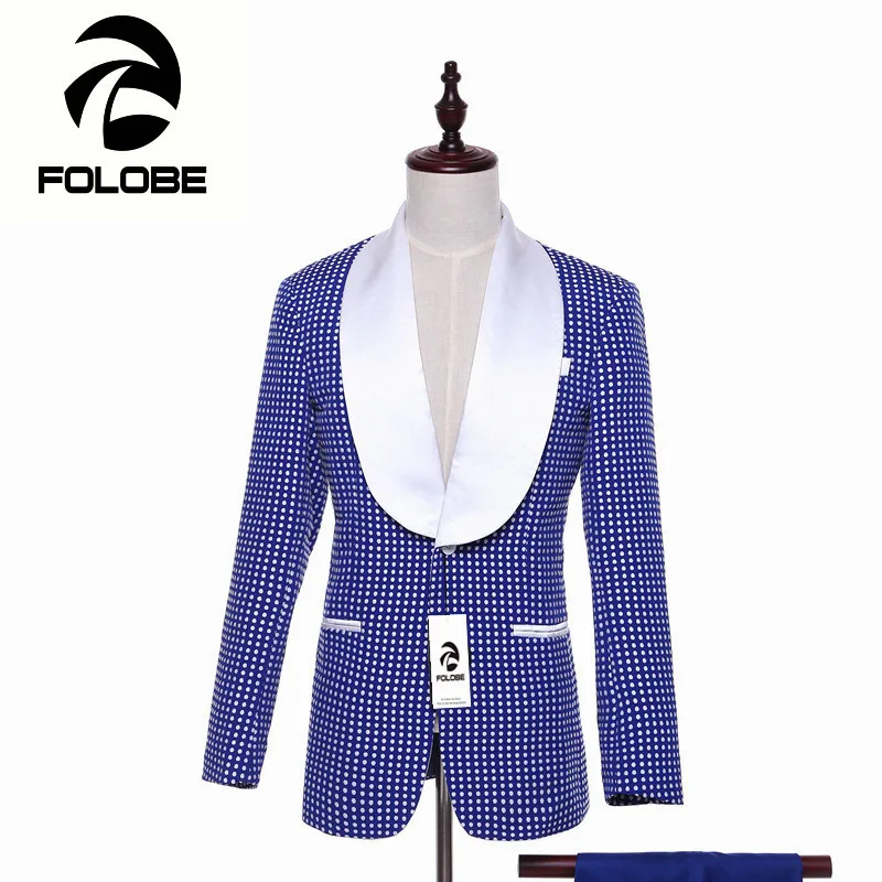 FOLOBE Fashion Jacquard Slim Fit Blazer England Style Jacket White Lapel Masculine Blazer Coat Suit Mens Formal Suits jacket
FOLOBE Fashion Jacquard Slim Fit Blazer England Style Jacket White Lapel Masculine Blazer Coat Suit Mens Formal Suits jacket