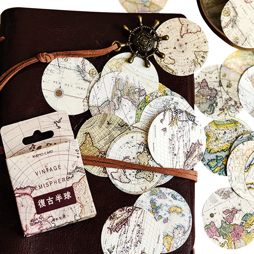 20packs/lot Cute Vintage Hemisphere Diary Adhesive Scrapbooking Decorative DIY Stickers Wholesale
20packs/lot Cute Vintage Hemisphere Diary Adhesive Scrapbooking Decorative DIY Stickers Wholesale